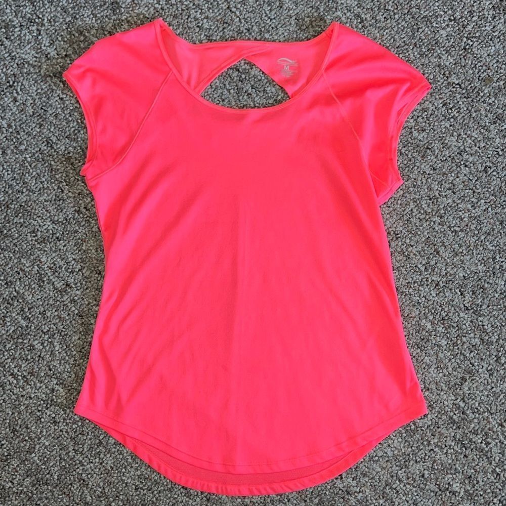 Neon pink summer top medium
